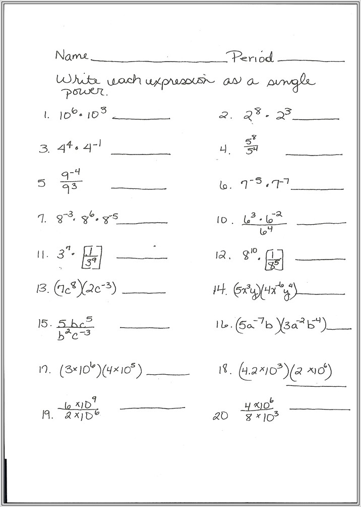 8th Grade Math Assessment Test Printable