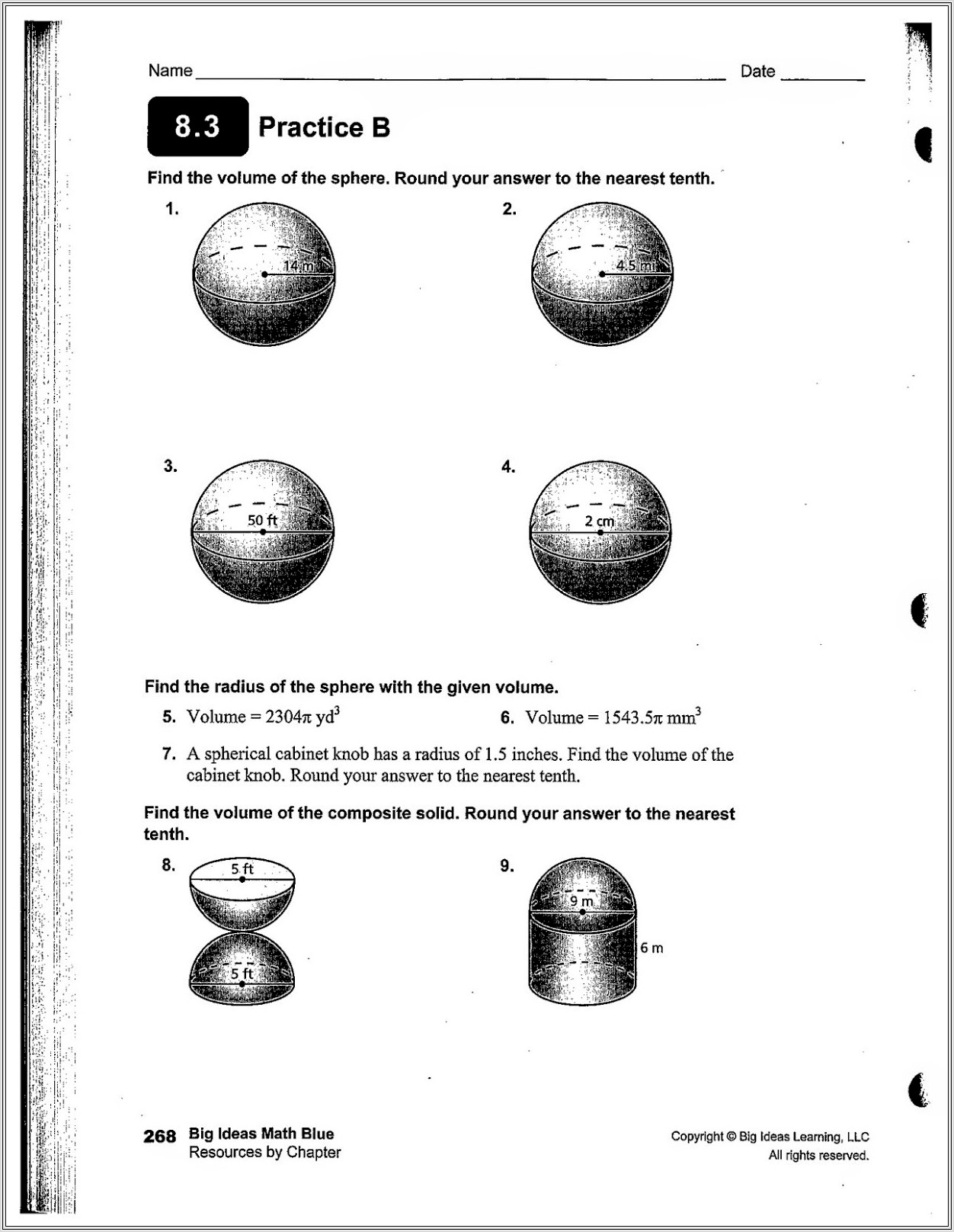 8th Grade Math Enrichment Worksheets