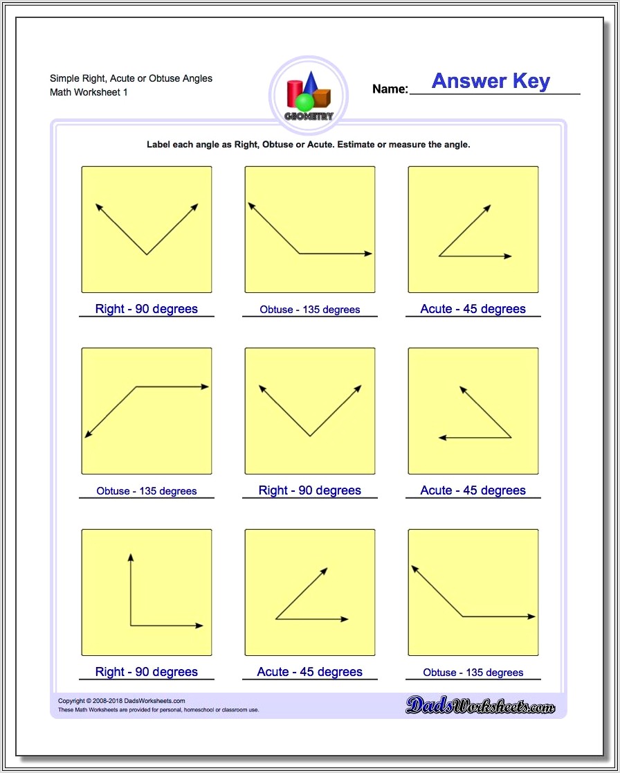 8th Grade Math Worksheets Geometry