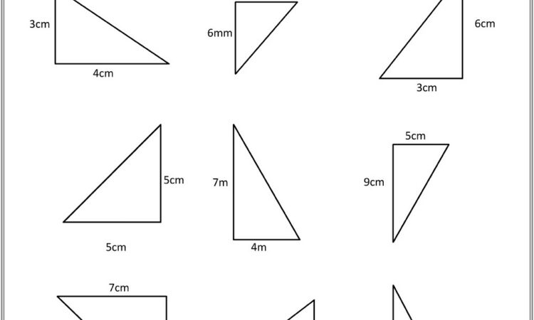 8th Grade Math Worksheets Pythagorean Theorem