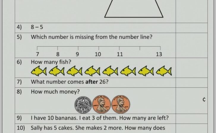 8th Grade Mental Math Worksheets