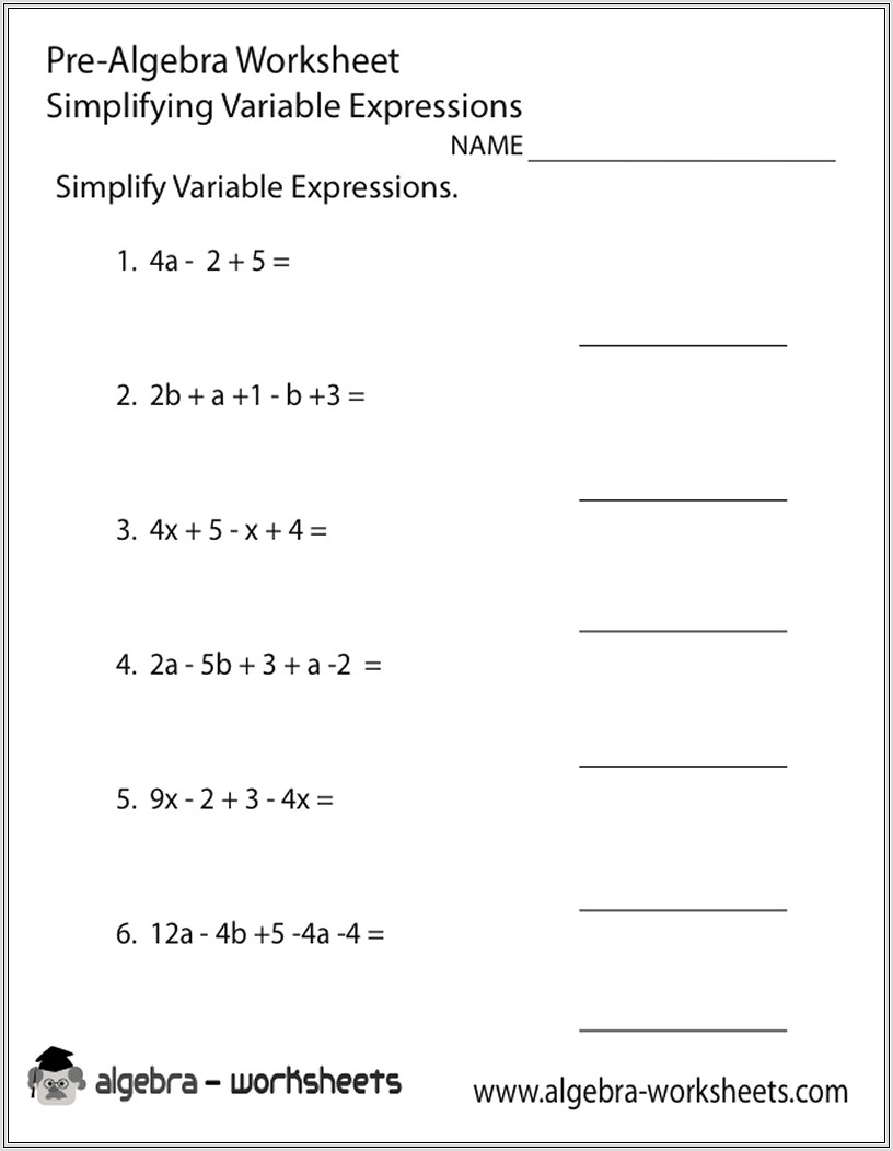 8th Grade Worksheets For Math