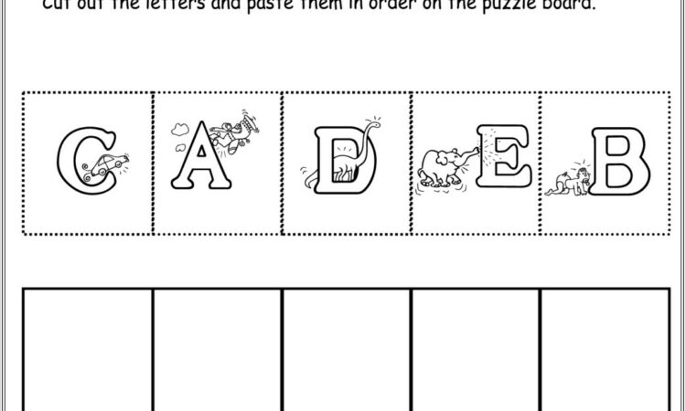 Abc Worksheets For Kindergarten Free