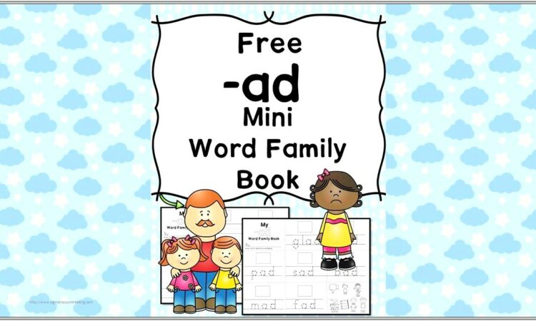 Ack Word Family Printable Book