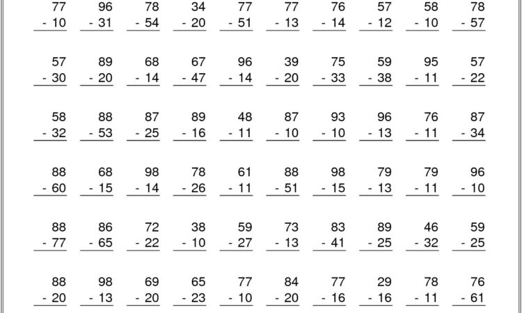 Adding Three Whole Numbers Worksheet