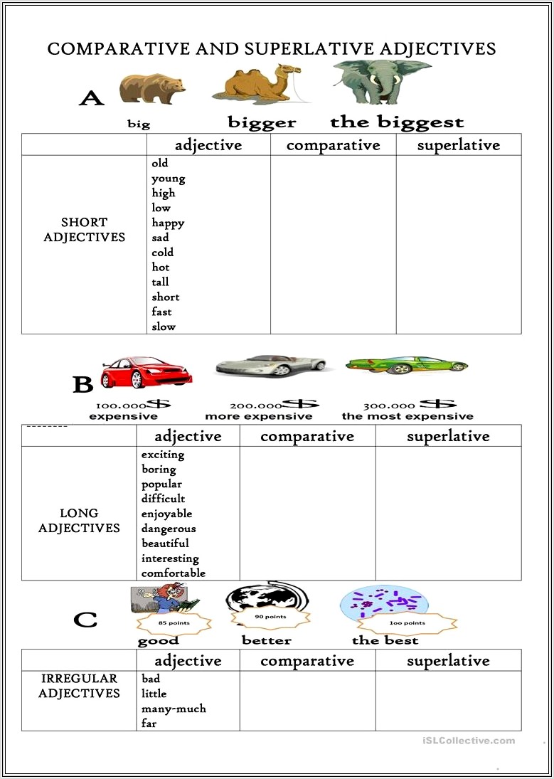 Adjectives Worksheet For Grade 5 Pdf