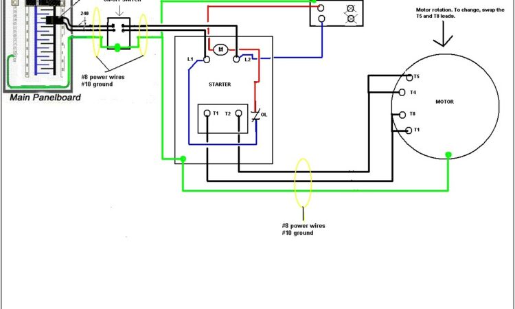 Air Compressor Wiring Diagram 240v