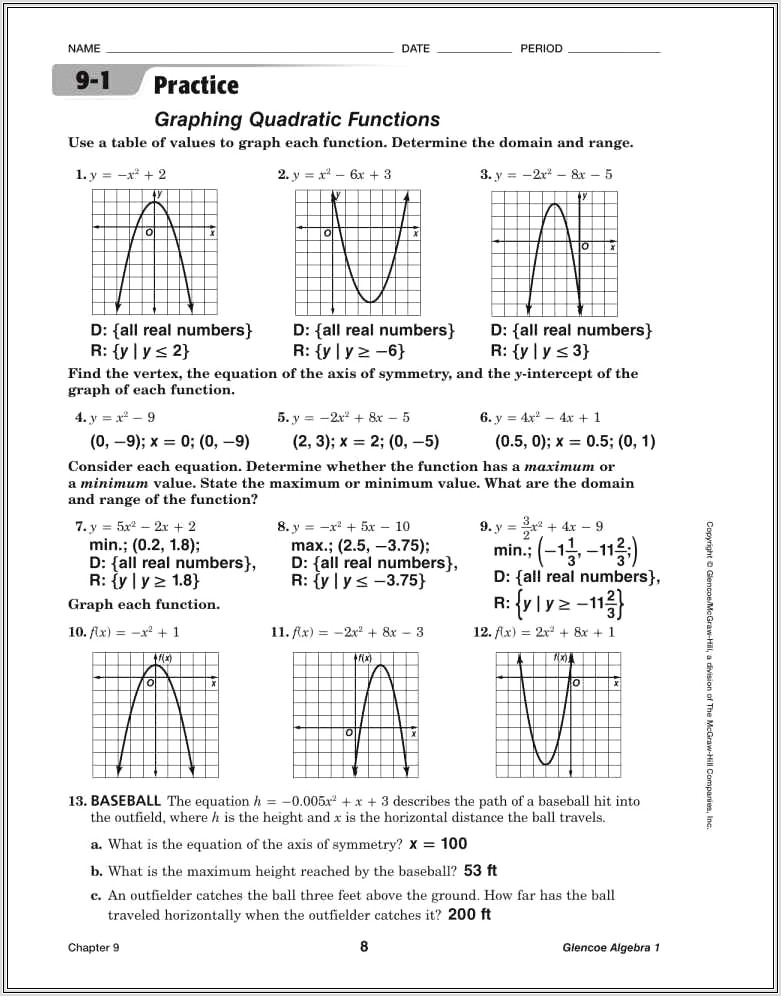Algebra Worksheet For Beginners