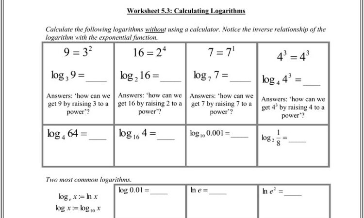 Algebra Worksheet Section 106 Answers