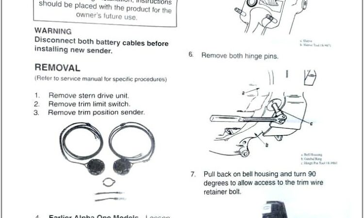 Alpha One Tilt Trim Wiring Diagram