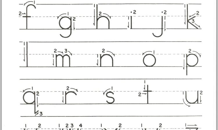 Alphabet In Cursive Writing Worksheet