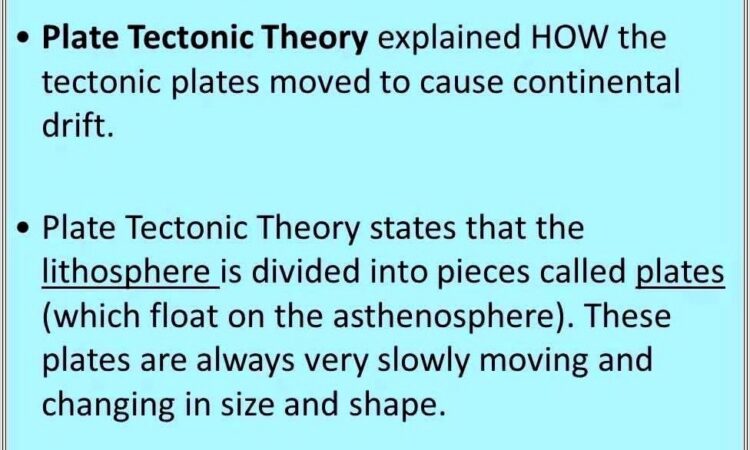 Answers To Plate Tectonics Worksheet