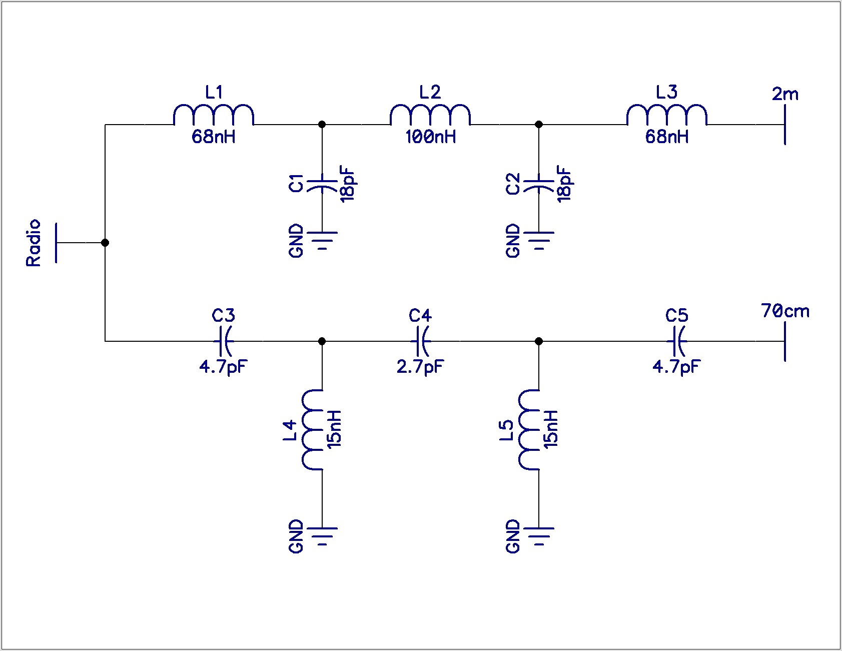 Antenna Duplexer Circuit Diagram