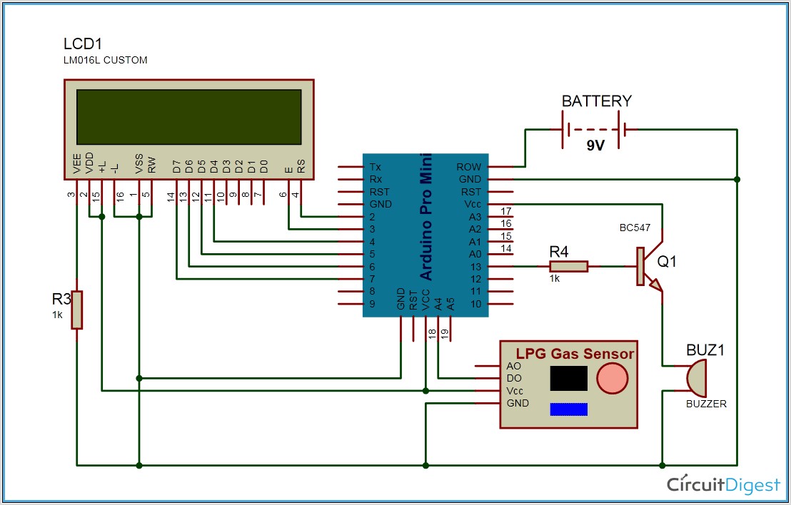 Arduino Buzzer Circuit Diagram