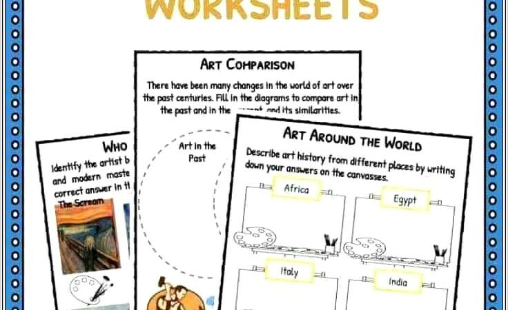 Art History Timeline Worksheet