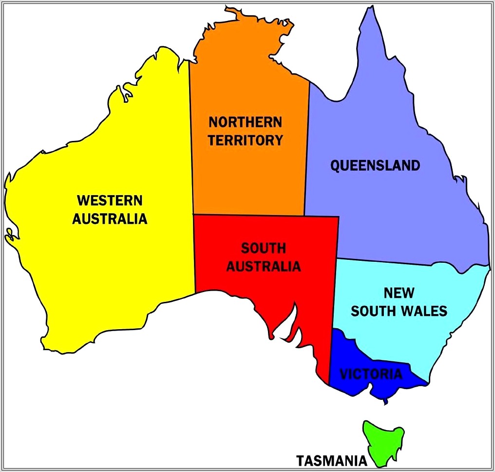 Australia Map Worksheet Pdf