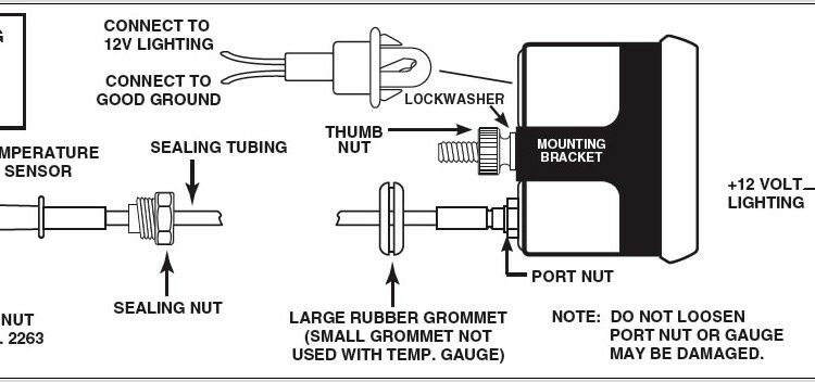 Autometer Electric Fuel Pressure Gauge Wiring Diagram