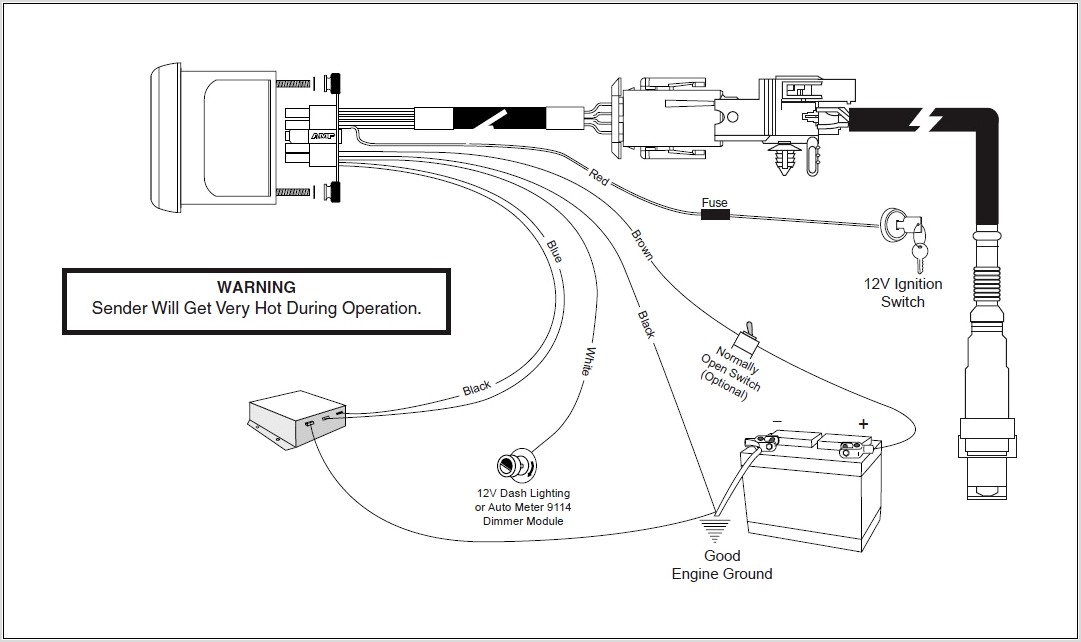 Autometer Fuel Pressure Gauge Wiring Diagram