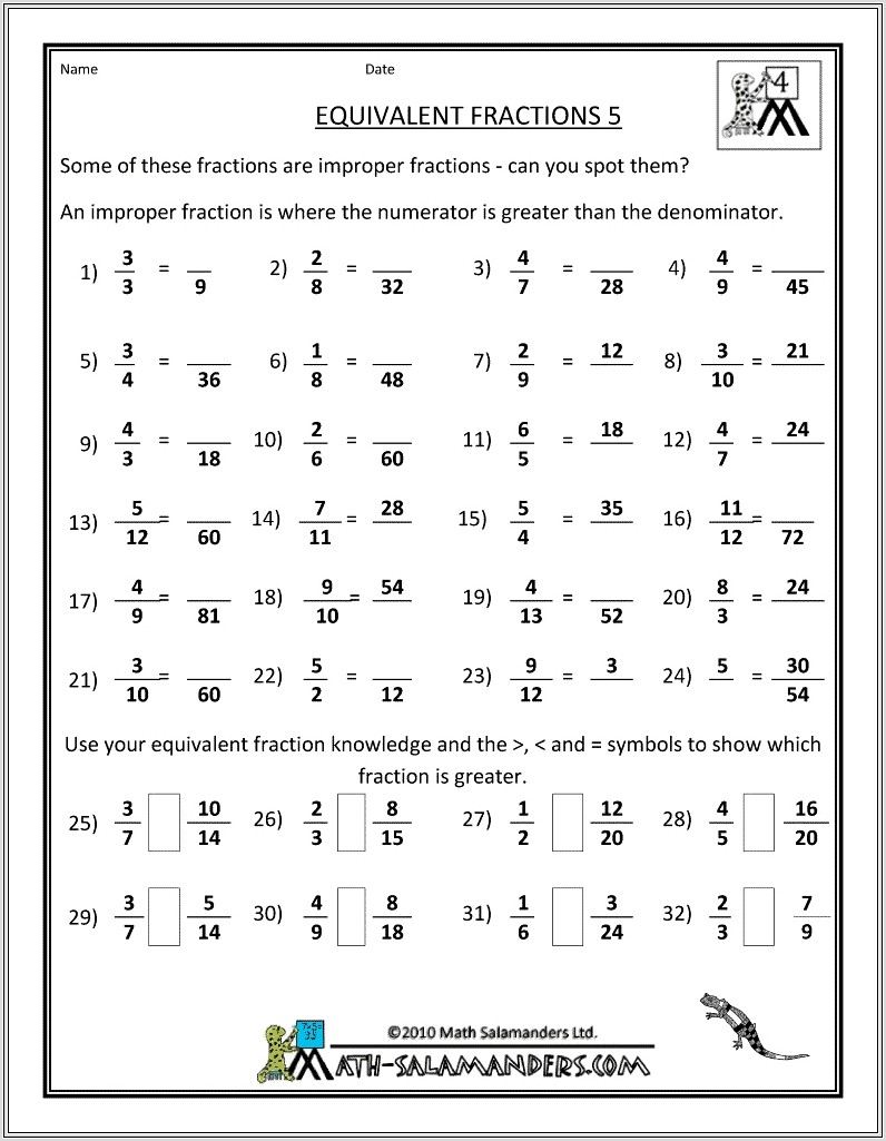 Basic Operations With Mixed Numbers Worksheet