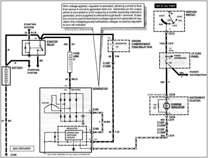 Basic Wiring Diagram For Alternator