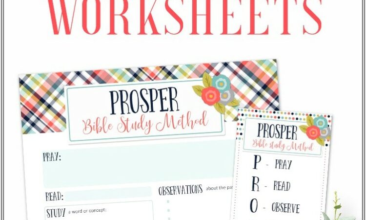 Biblical Goal Setting Worksheet