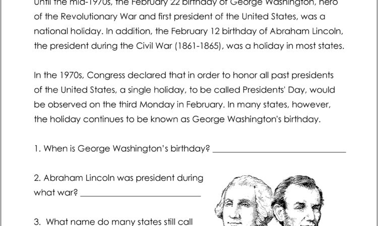 Black History Month Worksheets Middle School