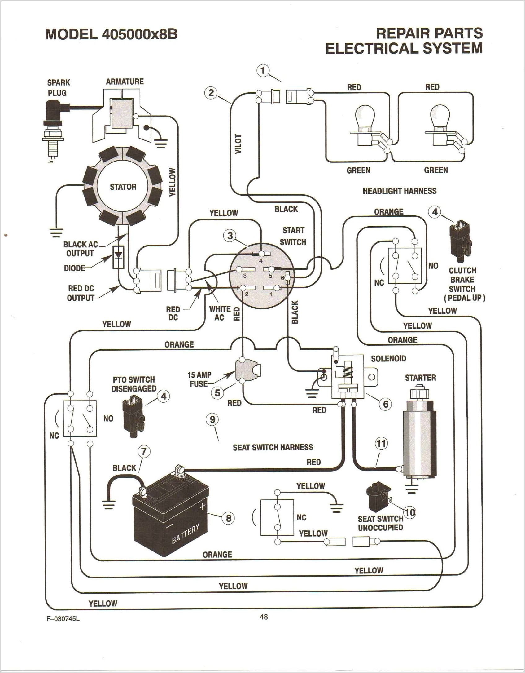 Briggs And Stratton Wiring Diagram 21 Hp