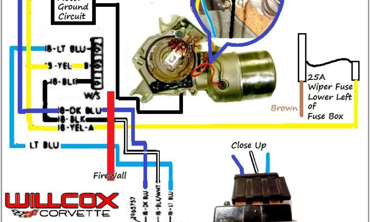 C3 Corvette Wiper Motor Wiring Diagram