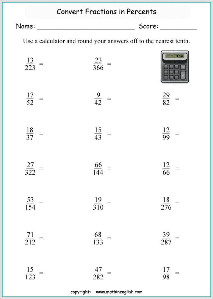 Calculating With Roman Numerals Worksheet