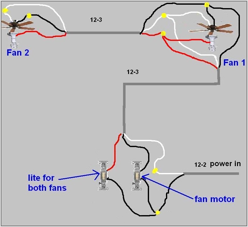 Ceiling Fan Wiring Diagram 2 Switches