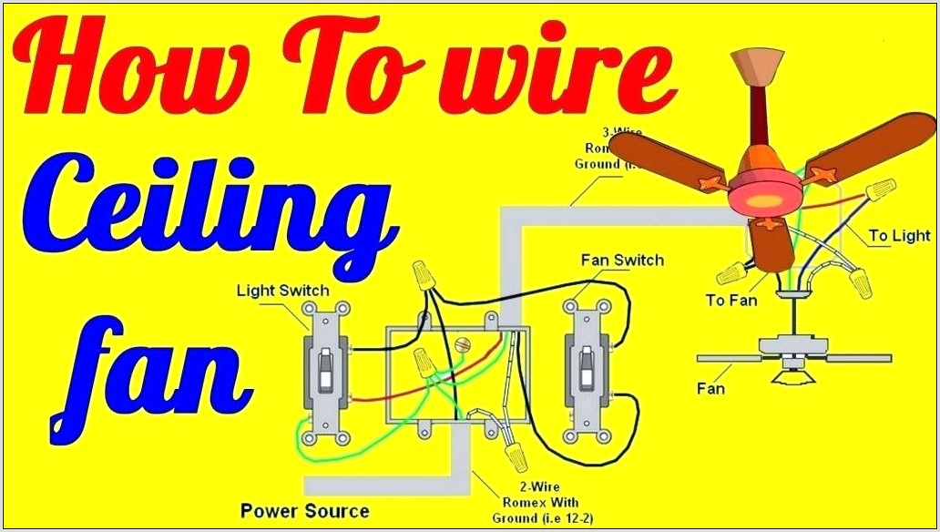 Ceiling Fan Wiring Diagram With Light