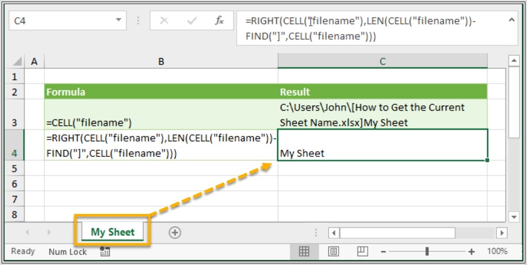 Cell Worksheet Name Excel For Other References