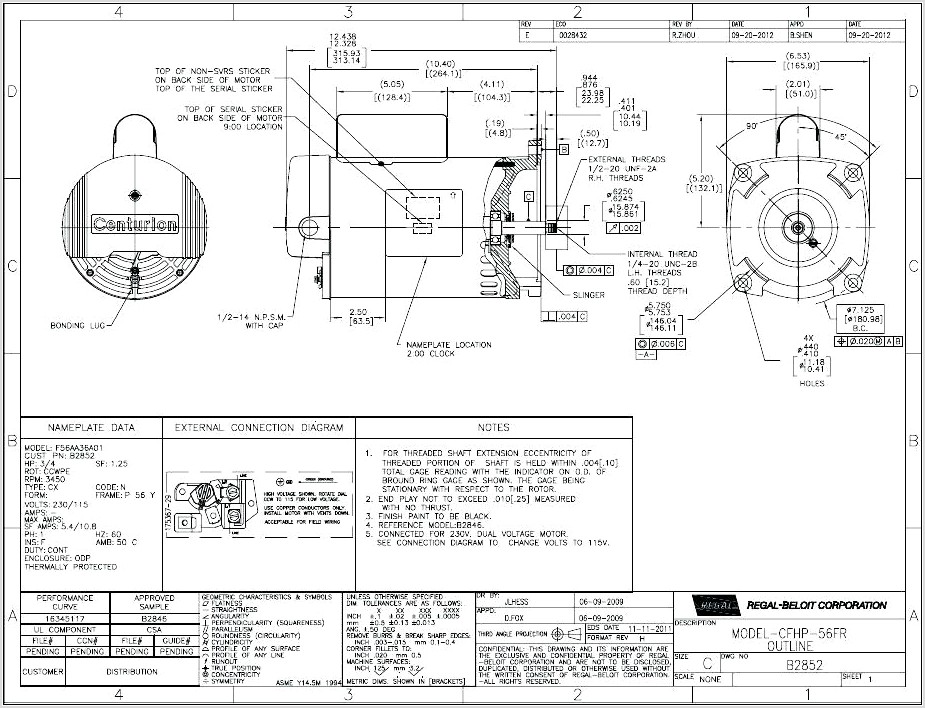 Century 1081 Pool Pump Wiring Diagram