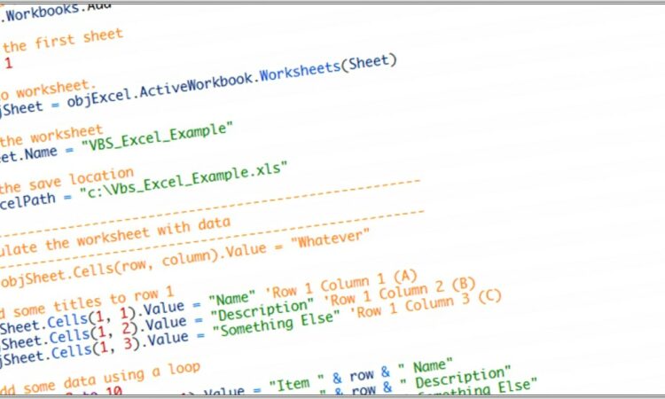 Change Sheet Name Excel Using Vbscript