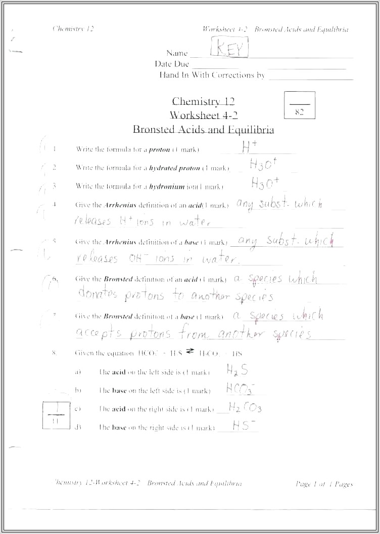 Chemistry Simple Word Equations Worksheet