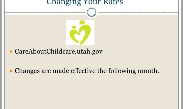 Child Care Subsidy Worksheet Utah