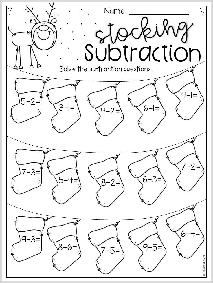 Christmas Math Addition Color By Number Worksheet