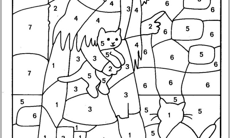 Christmas Math Coloring Printables