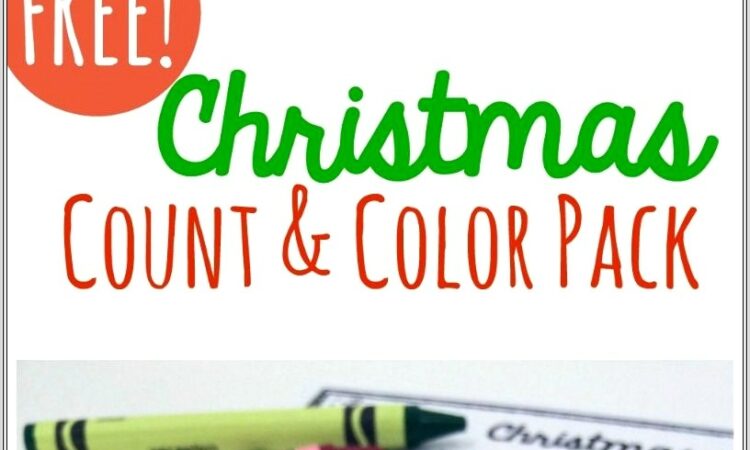 Christmas Math Counting Worksheets