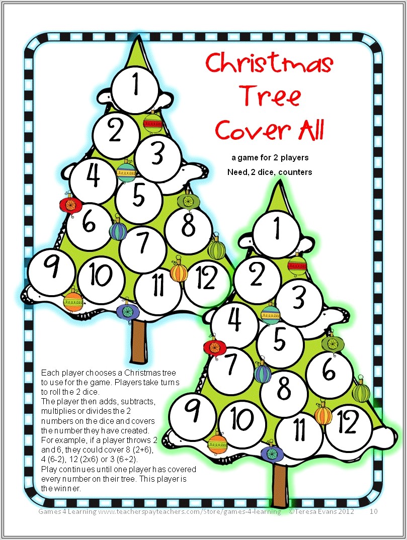 Christmas Math Puzzles And Activities