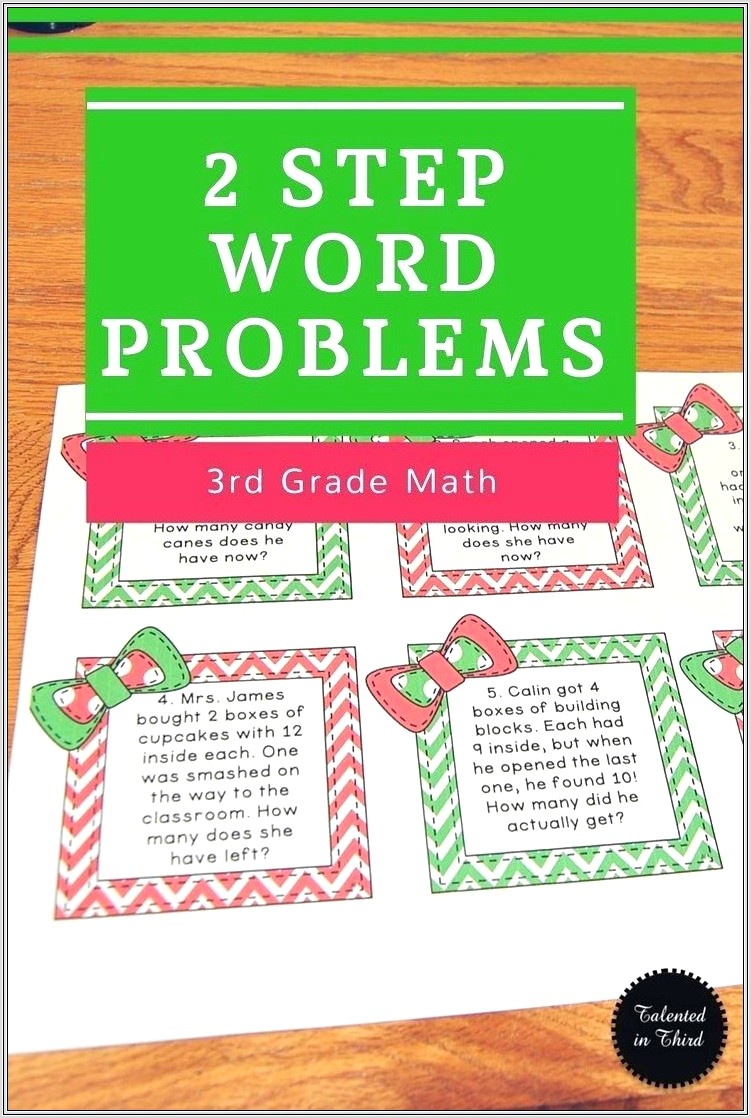 Christmas Math Word Puzzles