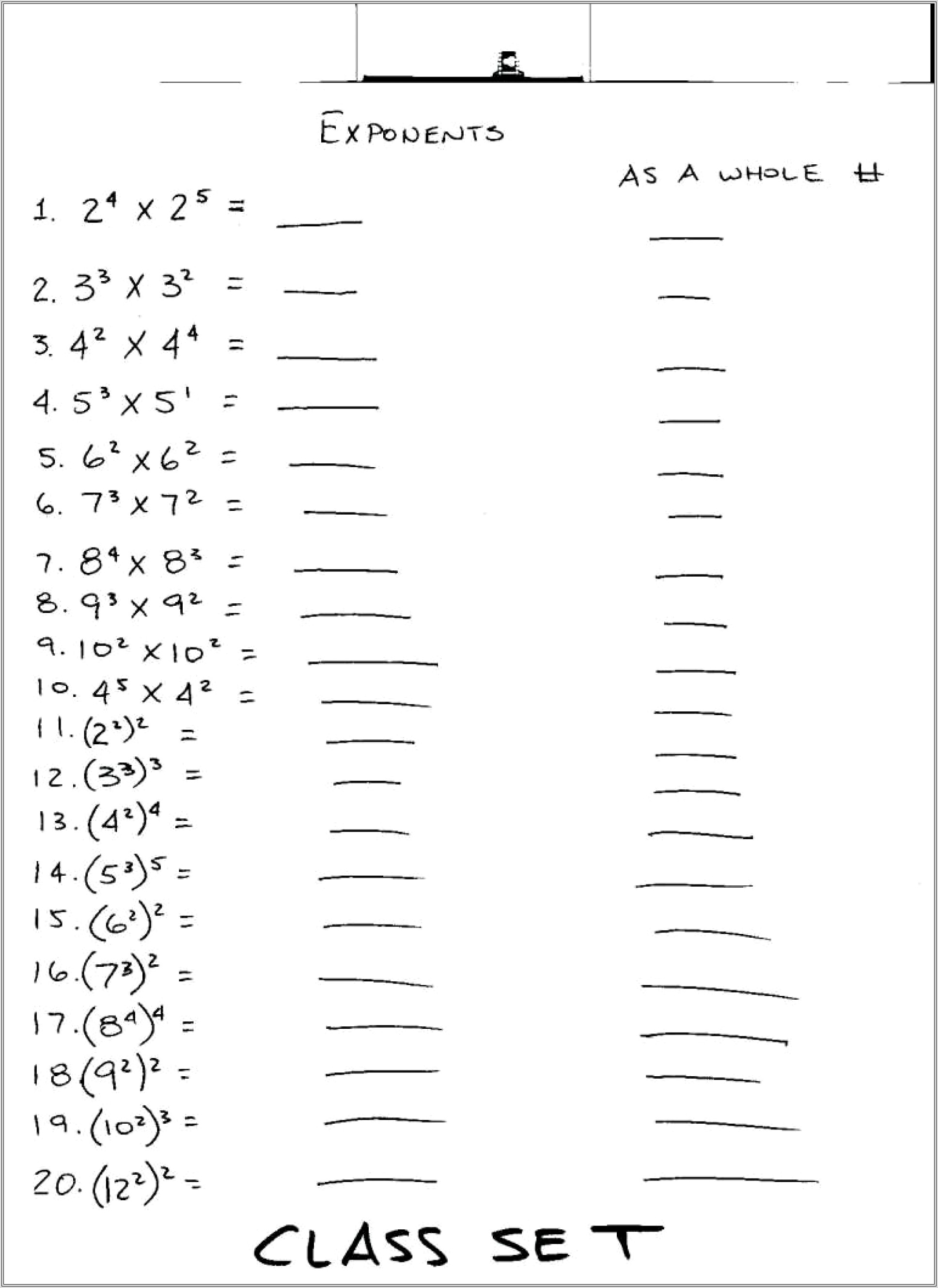 Christmas Math Worksheet For 6th Grade