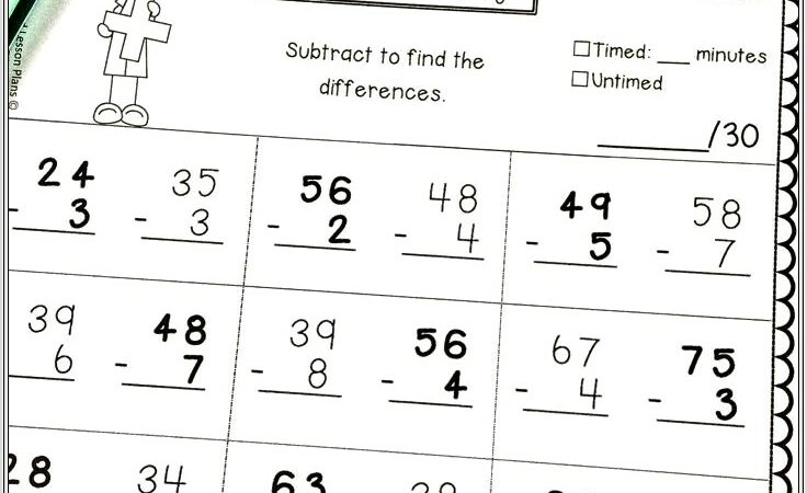 Common Core Worksheets Second Grade Math