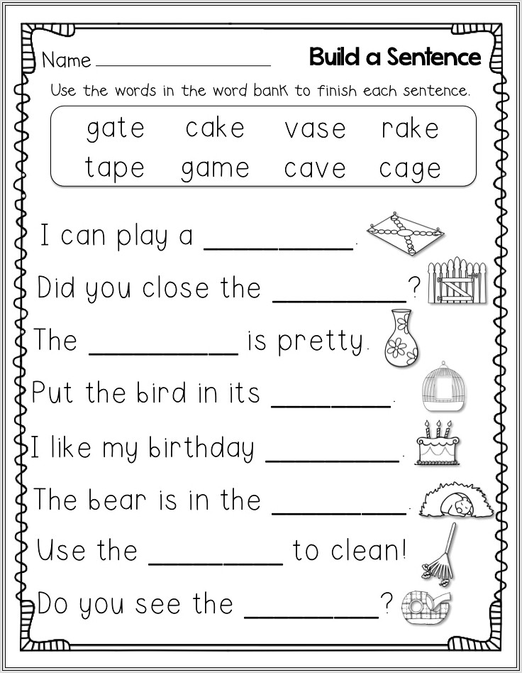 Comparing Numbers Worksheet For First Grade