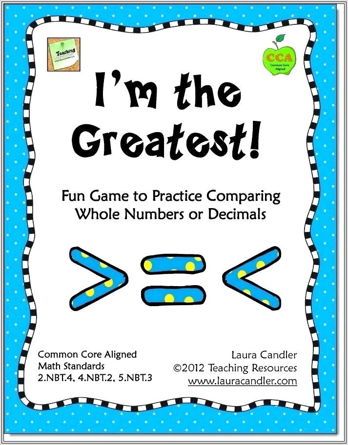 Comparing Positive And Negative Rational Numbers Worksheet