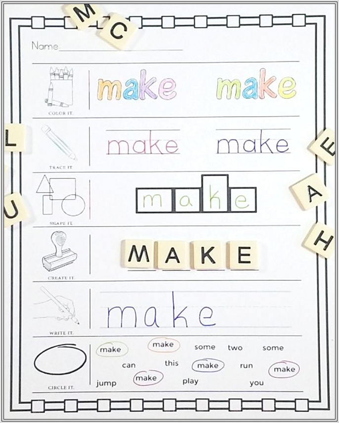 Compound Word Worksheets With Pictures