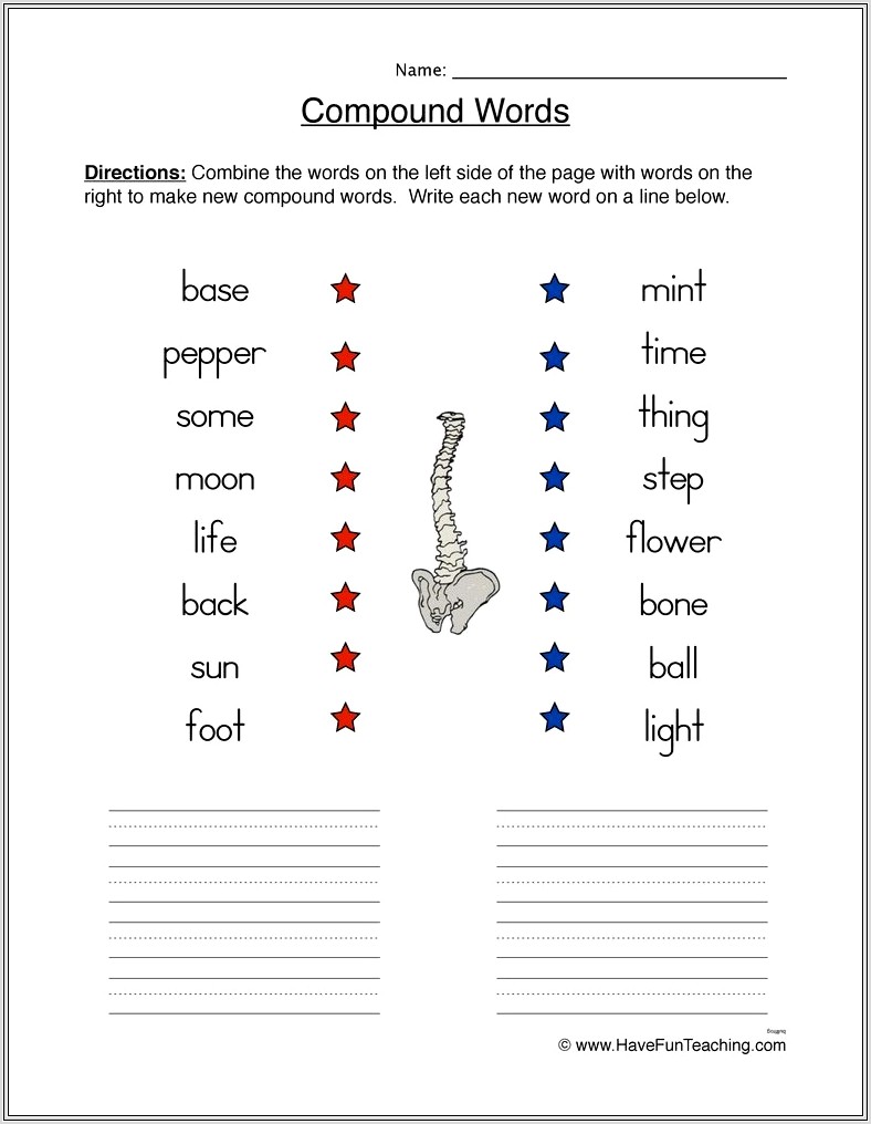 Compound Words Matching Type