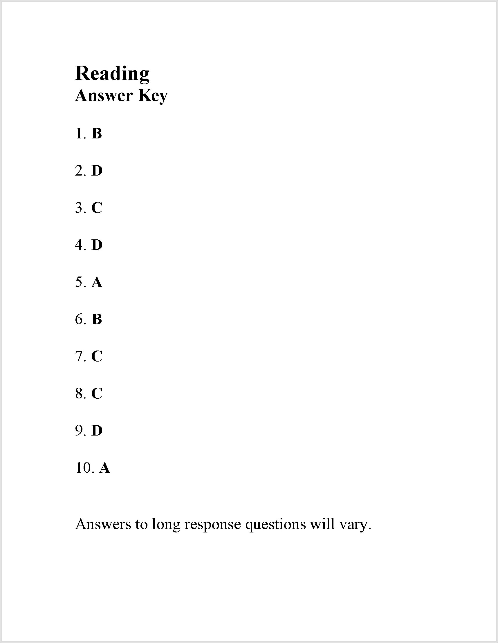 Comprehension Passages Multiple Choice Questions Answers