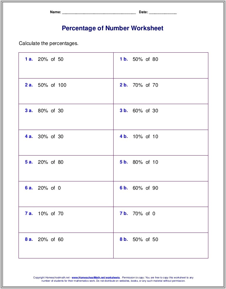 Computation With Whole Numbers Worksheet