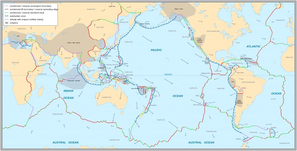 Continental Drift Vs Plate Tectonics Worksheet